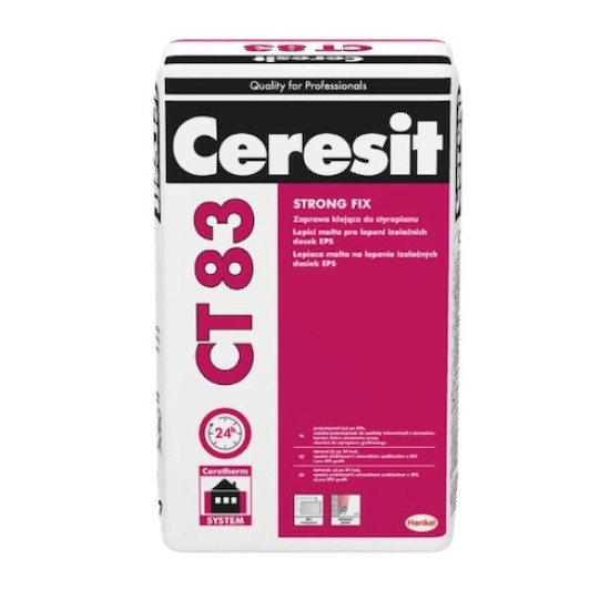 Ceresit CT83 Strong Fix Zaprawa Klejąca do Mocowania Płyt Styropianowych - 25kg